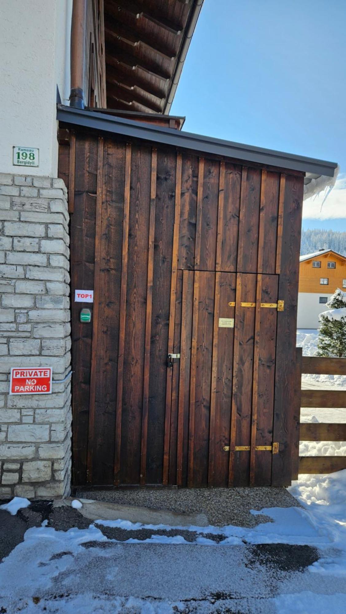 Bergidyll Top 1 Gartenwohnung 拉姆绍达赫斯坦 外观 照片